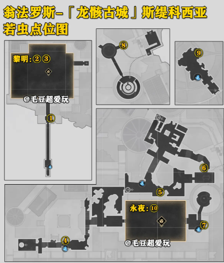 龙骸古城斯缇科西亚若虫全收集攻略