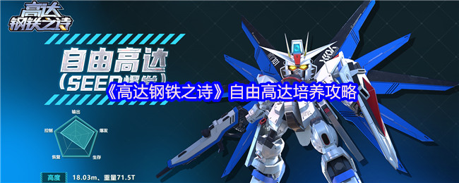 高达钢铁之诗自由高达培训策略