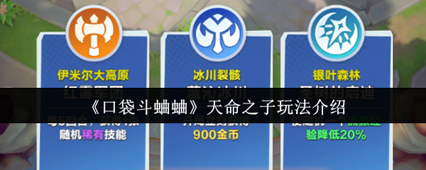 口袋斗蟋蟀天命之子玩法介绍