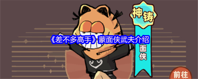 几乎大师蒙面侠武夫介绍