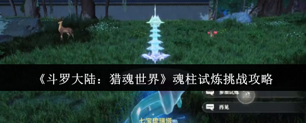 斗罗大陆猎魂世界魂柱试炼挑战攻略