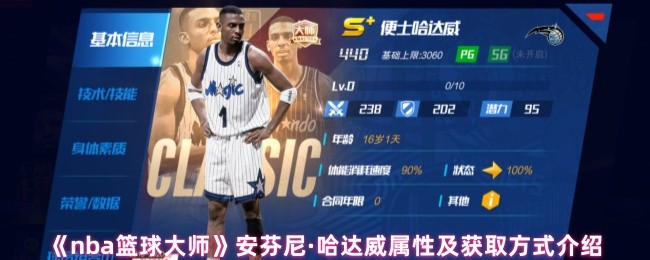 NBA篮球大师安芬尼·哈达威怎么样?