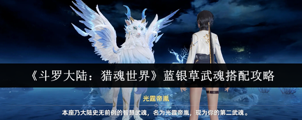 斗罗大陆猎魂世界蓝银草灵魂如何搭配