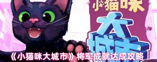 如何完成小猫大城市将军的成就