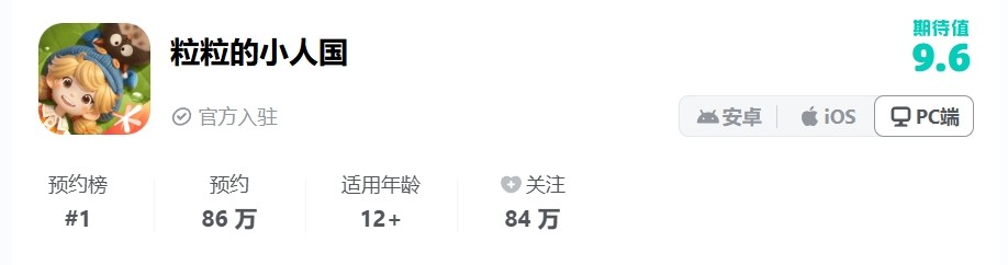 腾讯小人国游戏首曝炸出两百万预约，什么游戏这么牛？