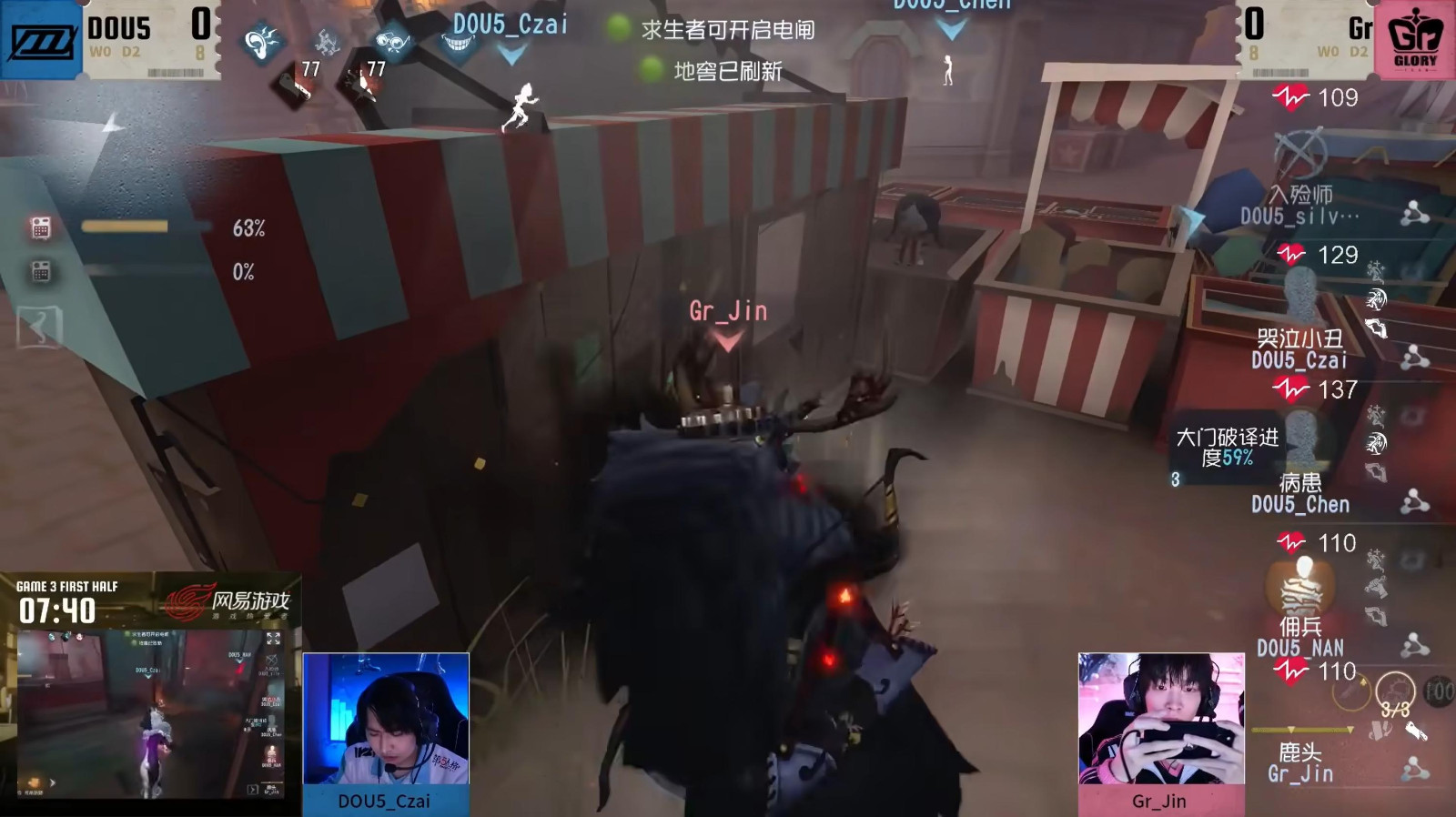 中流砥柱！TE_Drop牵制辅助全面领航破敌阵！——《第五人格》2025IVL秋季赛第六周赛报发布