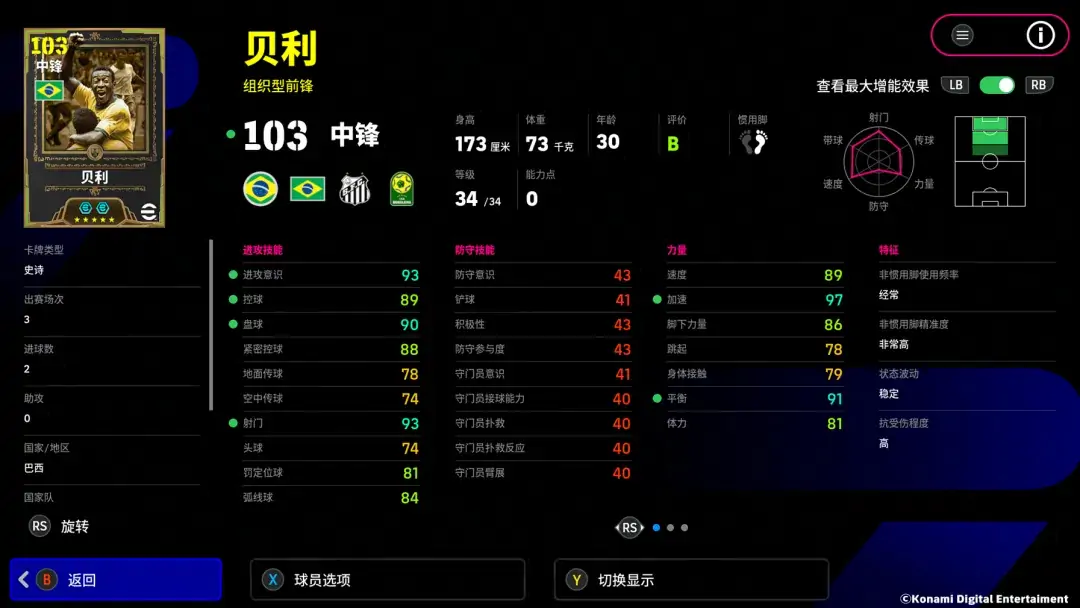 “黄金左脚”轰出重炮，“球王”贝利征服赛场！