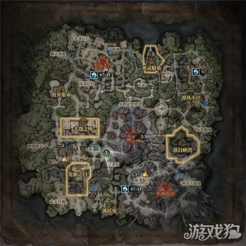 雾影猎人神木林全地图一览-1