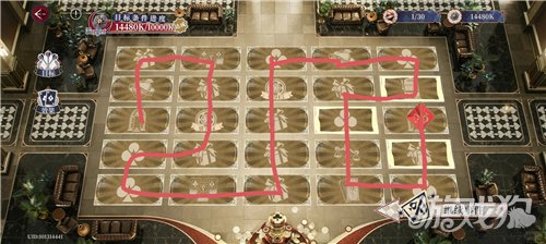夜幕之下愚者活动第一关100%探索攻略-1